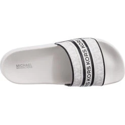 Michael Kors Gilmore Badelatschen - Weiß 14 Michael Kors Gilmore Badelatschen - Weiß -Mode-Sandalen-Shop 24634561 06