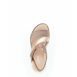 Gabor Keilsandaletten - Beige-kombi -Mode-Sandalen-Shop 24738529 02