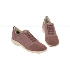 Geox Damenschuhe NEBULA Sportliche Slipper - Rot -Mode-Sandalen-Shop 24993869 03