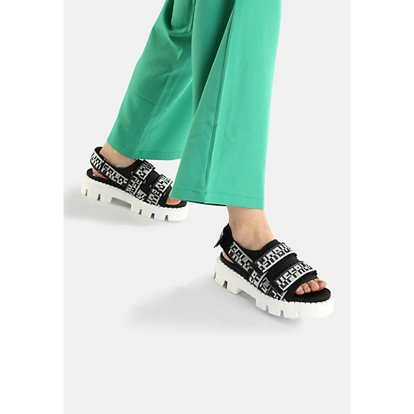 Buffalo Plateausandale RAVEN TEC Plateau-Sandaletten - Schwarz 9 Buffalo Plateausandale RAVEN TEC Plateau-Sandaletten - Schwarz – Bild 7