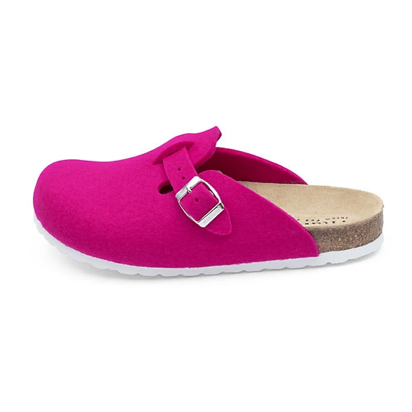 Freizeitschuhe Damen - Damenpantoletten Geschlossen Mit Dornschließe - Damen Clogs Leder - Damen Hausschuhe Pantoffel Mit Wollfilz Damen Clog Leder 4 Freizeitschuhe Damen - Damenpantoletten Geschlossen Mit Dornschließe - Damen Clogs Leder - Damen Hausschuhe Pantoffel Mit Wollfilz Damen Clog Leder – Bild 2