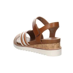 Ara Damen Riemchensandalen Valencia Sandale Fußbett Bequem Freizeit Glattleder Gestreift Riemchensandalen - Cognac -Mode-Sandalen-Shop 25358839 05