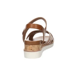 Ara Damen Riemchensandalen Valencia Sandale Fußbett Bequem Freizeit Glattleder Gestreift Riemchensandalen - Cognac -Mode-Sandalen-Shop 25358839 09