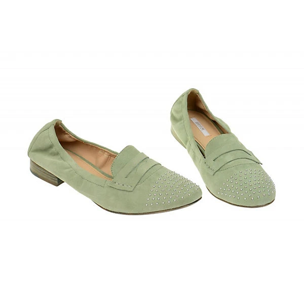 Geox Damenschuhe ALIX Sportliche Slipper - Grün 5 Geox Damenschuhe ALIX Sportliche Slipper - Grün – Bild 3