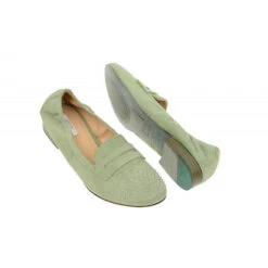 Geox Damenschuhe ALIX Sportliche Slipper - Grün 14 Geox Damenschuhe ALIX Sportliche Slipper - Grün -Mode-Sandalen-Shop 25361001 05