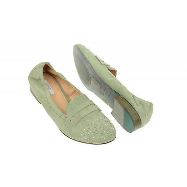 Geox Damenschuhe ALIX Sportliche Slipper - Grün 7 Geox Damenschuhe ALIX Sportliche Slipper - Grün – Bild 5