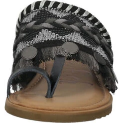 Zehensteg T-Steg-Sandalen - Schwarz 11 Zehensteg T-Steg-Sandalen - Schwarz -Mode-Sandalen-Shop 25440612 03