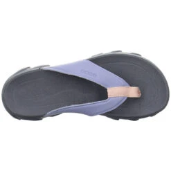 ECCO Damen Zehentrenner Sandalen MX Flipsider Zehentrenner Fußbett Bequem Freizeit Glattleder Uni Zehentrenner - Hellblau -Mode-Sandalen-Shop 25732350 06