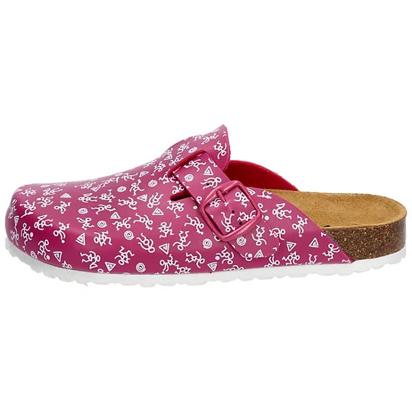 LICO Clog Bioline Clog Print Pantoletten - Lila 4 LICO Clog Bioline Clog Print Pantoletten - Lila – Bild 2