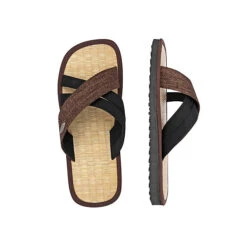 ELVO Zimtlatschen Pantoletten - Braun/schwarz -Mode-Sandalen-Shop 25978488 04