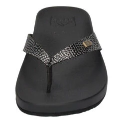 Reef CUSHION COURT Zehentrenner - Schwarz -Mode-Sandalen-Shop 26101230 03
