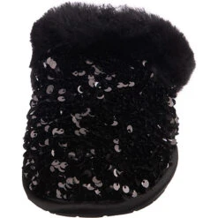 Ugg W Scuffette Ii Chunky Sequin Lammfell-Hausschuhe - Schwarz -Mode-Sandalen-Shop 26293300 04