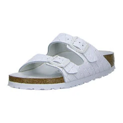 Birkenstock Pantoletten Arizona - Weiß-kombi