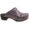Sanita Wood Flok Clogs