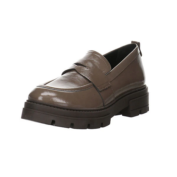 MJUS Damen Slipper Schuhe Slipper Freizeit Elegant Slip-Ons Lackleder Uni Klassische Slipper - Beige 3 MJUS Damen Slipper Schuhe Slipper Freizeit Elegant Slip-Ons Lackleder Uni Klassische Slipper - Beige