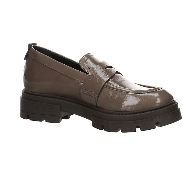 MJUS Damen Slipper Schuhe Slipper Freizeit Elegant Slip-Ons Lackleder Uni Klassische Slipper - Beige 8 MJUS Damen Slipper Schuhe Slipper Freizeit Elegant Slip-Ons Lackleder Uni Klassische Slipper - Beige – Bild 6