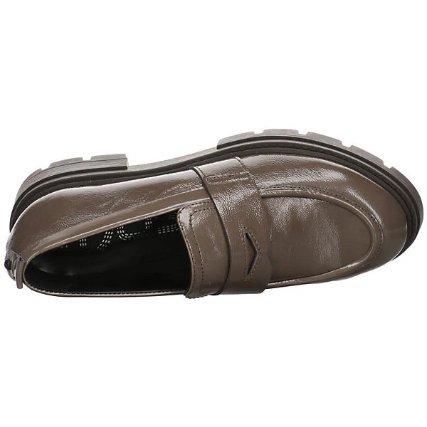 MJUS Damen Slipper Schuhe Slipper Freizeit Elegant Slip-Ons Lackleder Uni Klassische Slipper - Beige 10 MJUS Damen Slipper Schuhe Slipper Freizeit Elegant Slip-Ons Lackleder Uni Klassische Slipper - Beige – Bild 8