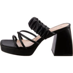 Trendy Plateau Mules - Schwarz 11 Trendy Plateau Mules - Schwarz -Mode-Sandalen-Shop 27109163 03