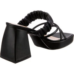 Trendy Plateau Mules - Schwarz 13 Trendy Plateau Mules - Schwarz -Mode-Sandalen-Shop 27109163 05