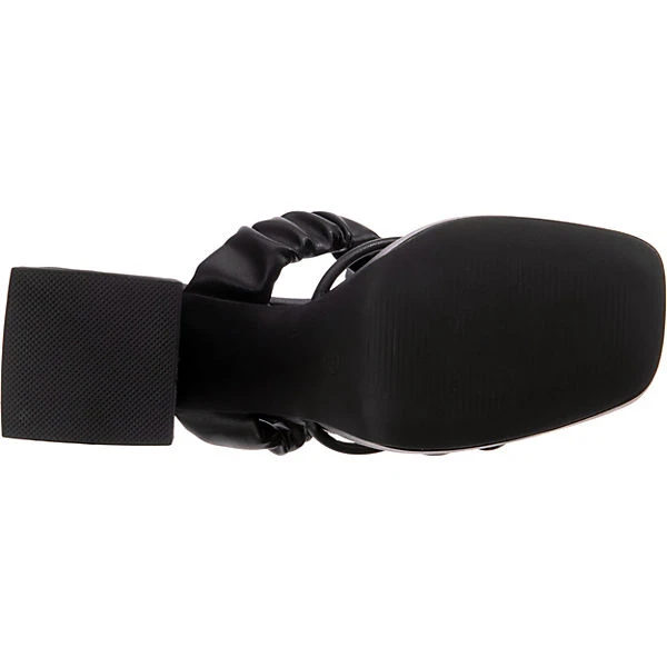 Trendy Plateau Mules - Schwarz 9 Trendy Plateau Mules - Schwarz – Bild 7