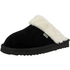 S.Oliver 5-27100-29 Hausschuhe Damen Hausschuhe - Schwarz -Mode-Sandalen-Shop 27204669 04