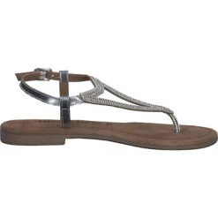 Tamaris T-Steg-Sandalen - Silber -Mode-Sandalen-Shop 27473155 03
