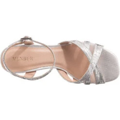 Menbur Riemchensandaletten - Silber -Mode-Sandalen-Shop 27583681 06