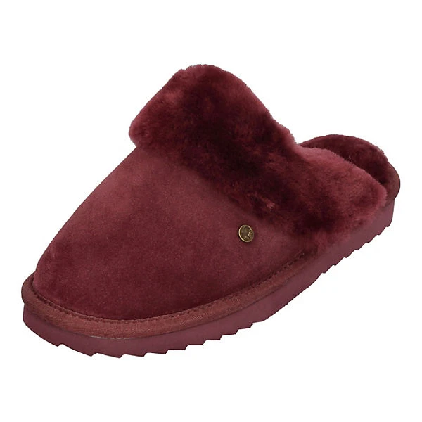 Warmbat Flurry Suede Lammfell-Hausschuhe - Rot 3 Warmbat Flurry Suede Lammfell-Hausschuhe - Rot