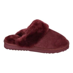 Warmbat Flurry Suede Lammfell-Hausschuhe - Rot 10 Warmbat Flurry Suede Lammfell-Hausschuhe - Rot -Mode-Sandalen-Shop 28404008 04