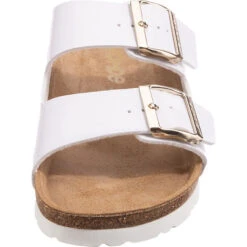 Rohde Alba Komfort-Pantoletten - Weiß -Mode-Sandalen-Shop 28474268 04