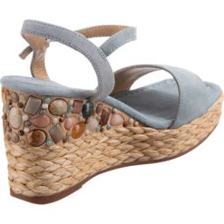 Alma En Pena Keilsandaletten - Hellblau -Mode-Sandalen-Shop 28745921 05