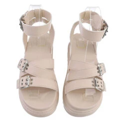 Plateausandaletten Schnalle, Keilabsatz/Wedge, Riemen 9 Plateausandaletten Schnalle, Keilabsatz/Wedge, Riemen -Mode-Sandalen-Shop 29122873 04