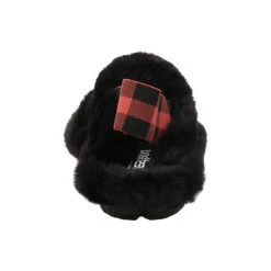 Westland Lille 104 | Hausschuh Für Damen | Schwarz Lille 104, Schwarz-kombi Pantoffeln - Schwarz-kombi -Mode-Sandalen-Shop 29171481 04