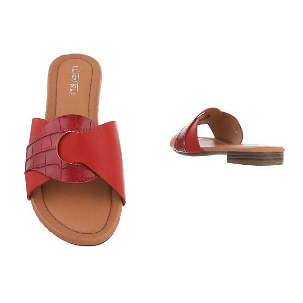 Pantoletten , Blockabsatz, Offene Ferse 5 Pantoletten , Blockabsatz, Offene Ferse – Bild 3