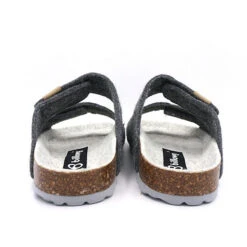 Vegan Sandale Grau Für Damen - Grau -Mode-Sandalen-Shop 29314901 03