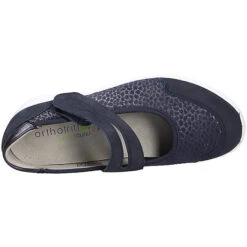 Waldläufer Damen Comfort Slipper Komfort-Slipper - Blau -Mode-Sandalen-Shop 29314992 08