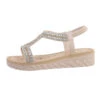 Riemchensandalen , Keilabsatz/Wedge, Riemen, Strass 2 Riemchensandalen , Keilabsatz/Wedge, Riemen, Strass -Mode-Sandalen-Shop 29347867 01