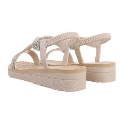 Riemchensandalen , Keilabsatz/Wedge, Riemen, Strass -Mode-Sandalen-Shop 29347867 03