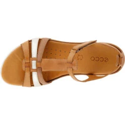 ECCO Sandalen Riemchensandaletten - Braun/weiß -Mode-Sandalen-Shop 29446688 06