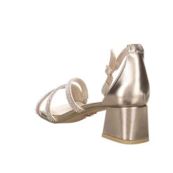 Buffalo Damen Riemchensandalen Lilly Glam Sandalette Fußbett Bequem Freizeit Synthetik Uni Riemchensandalen - Rosegold -Mode-Sandalen-Shop 29545459 07