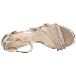 Buffalo Damen Riemchensandalen Lilly Glam Sandalette Fußbett Bequem Freizeit Synthetik Uni Riemchensandalen - Rosegold -Mode-Sandalen-Shop 29545459 08