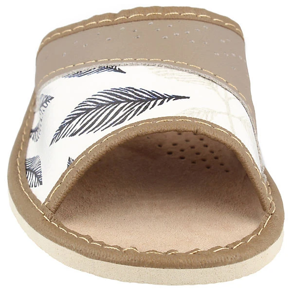 Karvia - Slipper - Aus Rindsleder - Mit Blattmuster 5 Karvia - Slipper - Aus Rindsleder - Mit Blattmuster – Bild 3