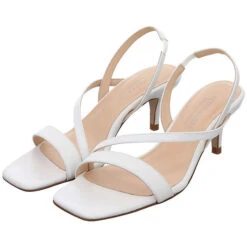 PETER KAISER Damen Riemchensandalen Felicia Sandalette Fußbett Bequem Freizeit Glattleder Uni Riemchensandalen - Weiß -Mode-Sandalen-Shop 29754973 10