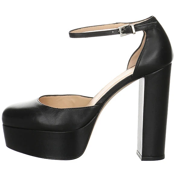 PETER KAISER Damen Riemchensandalen Enny Pumps Fußbett Bequem Freizeit Glattleder Uni Riemchensandalen - Schwarz 4 PETER KAISER Damen Riemchensandalen Enny Pumps Fußbett Bequem Freizeit Glattleder Uni Riemchensandalen - Schwarz – Bild 2