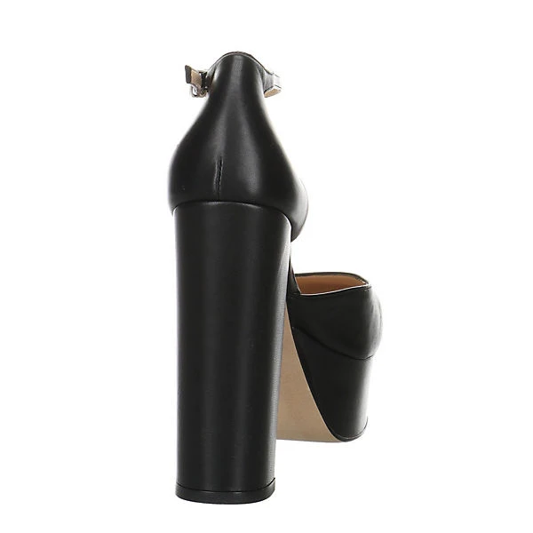 PETER KAISER Damen Riemchensandalen Enny Pumps Fußbett Bequem Freizeit Glattleder Uni Riemchensandalen - Schwarz 6 PETER KAISER Damen Riemchensandalen Enny Pumps Fußbett Bequem Freizeit Glattleder Uni Riemchensandalen - Schwarz – Bild 4