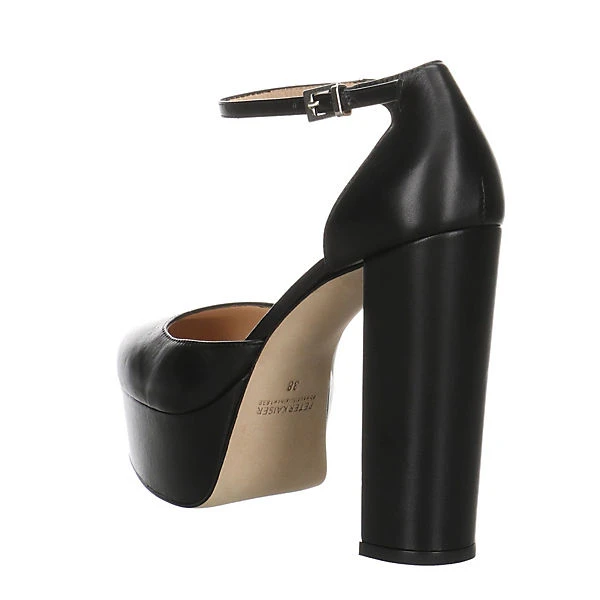 PETER KAISER Damen Riemchensandalen Enny Pumps Fußbett Bequem Freizeit Glattleder Uni Riemchensandalen - Schwarz 9 PETER KAISER Damen Riemchensandalen Enny Pumps Fußbett Bequem Freizeit Glattleder Uni Riemchensandalen - Schwarz – Bild 7