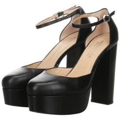 PETER KAISER Damen Riemchensandalen Enny Pumps Fußbett Bequem Freizeit Glattleder Uni Riemchensandalen - Schwarz 21 PETER KAISER Damen Riemchensandalen Enny Pumps Fußbett Bequem Freizeit Glattleder Uni Riemchensandalen - Schwarz -Mode-Sandalen-Shop 29975280 10