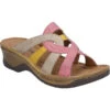Josef Seibel Catalonia 01 | Clog Für Damen | Rot Catalonia 01, Pink-multi Clogs - Pink -Mode-Sandalen-Shop 30010582 01