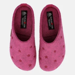 Haflinger Grizzly Stelline Filzclog Aus Reinem Wollfilz Unisex Sternmotiv -Mode-Sandalen-Shop 30134775 03