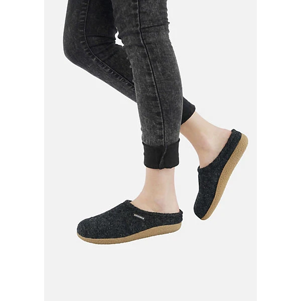 Giesswein Hausschuh Veitsch Hüttenschuhe - Anthrazit 11 Giesswein Hausschuh Veitsch Hüttenschuhe - Anthrazit – Bild 9